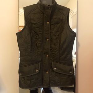 Barbour Women’s Cavalry Gilet Quilted Vest Olive